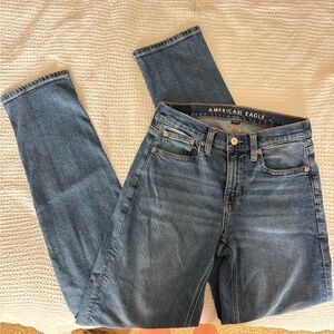 American Eagle Outfitters Blue Straight Leg Jeans